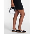 thumbnail image 2 of No Boundaries Women's Game Day Clear Mini Tote Bag, Black, 2 of 4