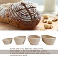 thumbnail image 2 of Amdohai Round Oval-shaped Triangle-shaped Bread Proofing Basket Natural Rattan Proving Basket Sourdough for Kitchen Home Bakers with Liner Cloth, 2 of 8