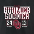 thumbnail image 4 of Men's Black Oklahoma Sooners vs. Michigan Wolverines 2025 Score T-Shirt, 4 of 4
