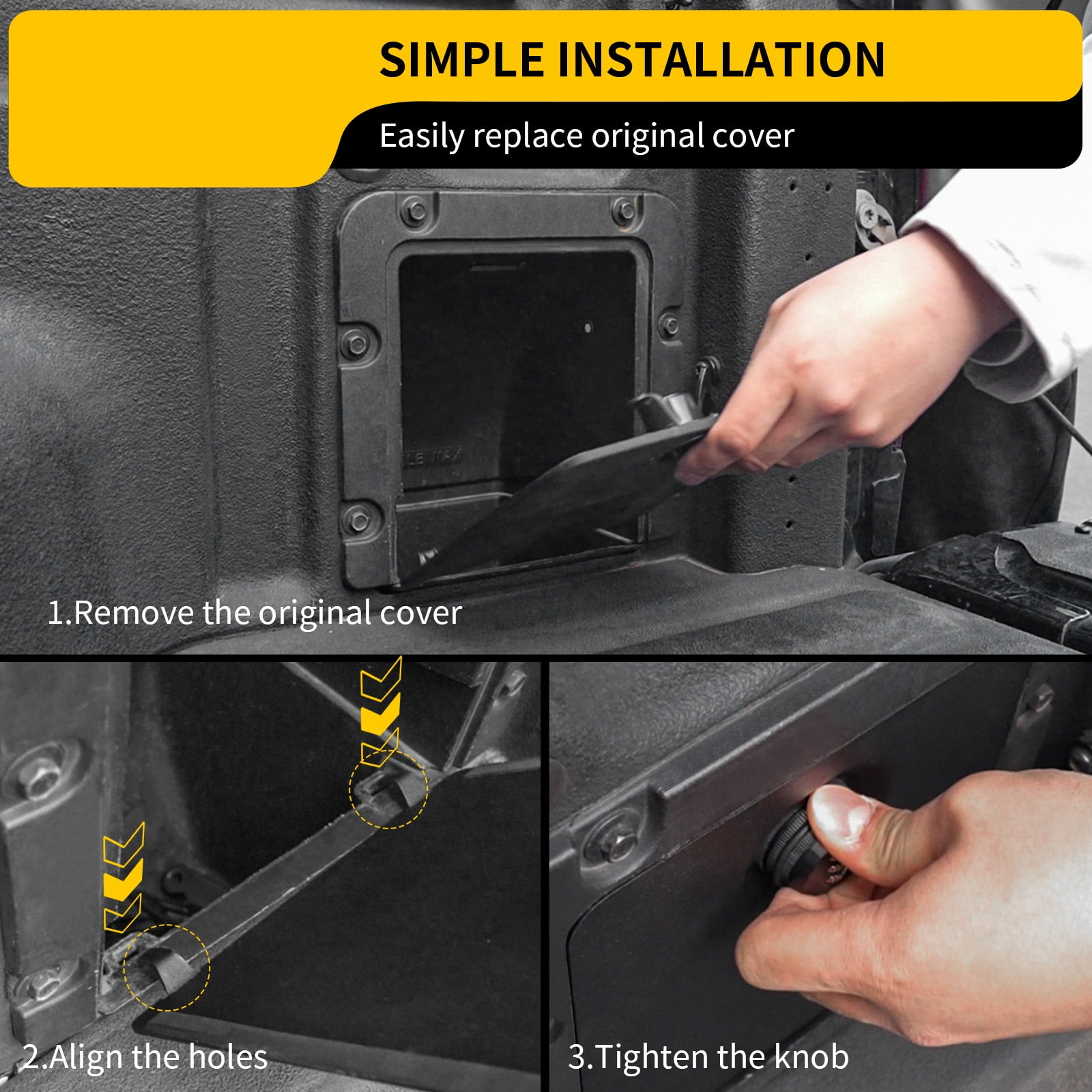 Truck Bed Storage Bin Code Lock Cover for 2022-2024 Ford Maverick Code Lock Design Bin Cover Bed Storage Bin Side Cover with Code Lock for 2023 Maverick Accessories