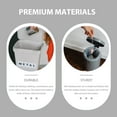 thumbnail image 2 of Houderco 2Pcs Iron Garbage Pails Mini Tin Bucket 9.4Cm Height For Tabletop Organization, 2 of 8