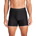 thumbnail image 2 of UNDER ARMOUR Calzoncillos de hombre, pack de 3 - Boxer Performance Tech Mesh sólido 6 in, elástico, color liso Negro M (Medium), 2 of 3