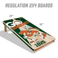 thumbnail image 6 of YouTheFan NCAA Miami Hurricanes 2' x 4' Cornhole Game, 6 of 6