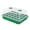 D, variant on Nursery Tray Multi Cell Seed Starting Tray with Small Plastic Propagation Pots,Gardening for Flowers Vegetables Herbs Succulents,Green Black 2 Colors Grow Tray for Garden