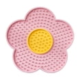 thumbnail image 2 of Noothes Cat Lick Mat Lick Mat For Cats Flower Shaped Slow Feeder Lick Mat For Dogs Small Medium Large Pet Puppy Bowl, 2 of 8