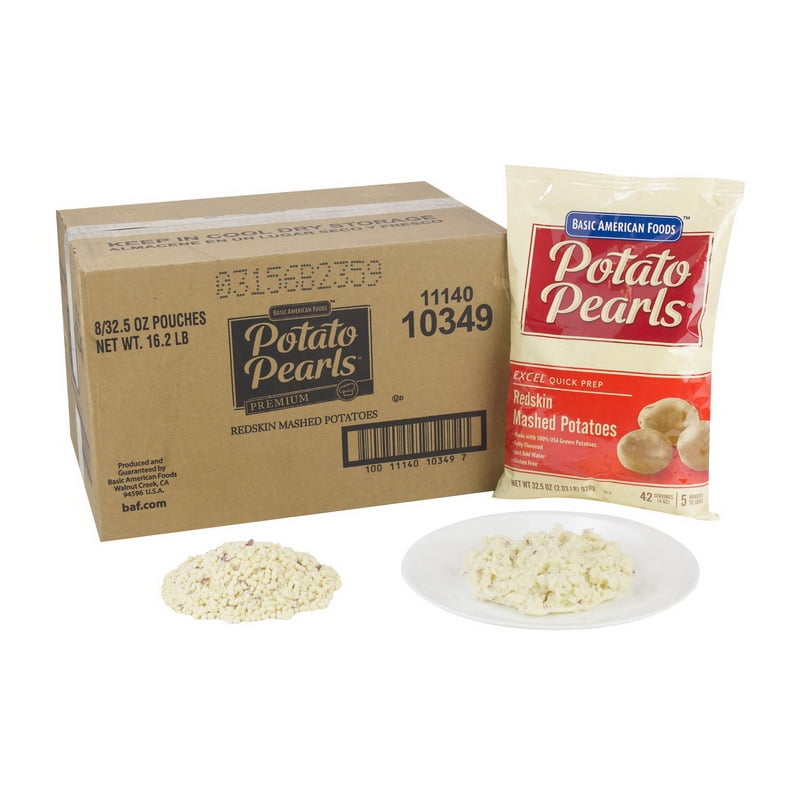 Baf Potato Pearls 10349 Potato Pearls Excel Redskin Mashed Potatoes