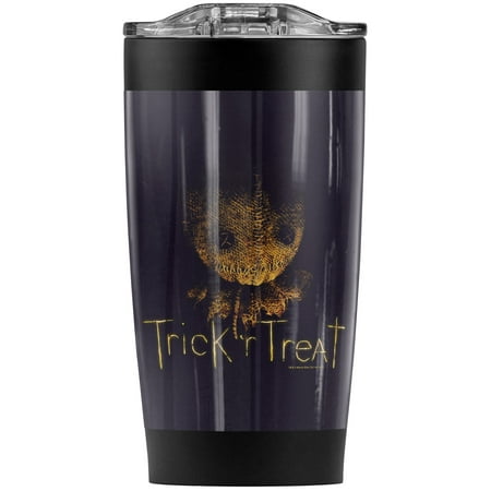 

Trick R Treat/Logo Stainless Steel Tumbler 20 oz Coffee Travel Mug/Cup Vacuum Insulated & Double Wall with Leakproof Sliding Lid | Great for Hot Drinks and Cold Beverages