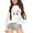 R110-White, variant on RMGVDSD Girls Crewneck Sweatshirt Cute Graphic Pullover Tops Kids Fashion Sweatshirts Loose Fit Casual Wear Autumn Winter Clothes Versatile Tops 11-12 Years
