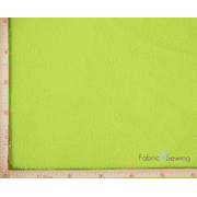 Neon Lime Green Anti-Pill Polar Fleece Fabric Polyester 13 Oz 58-60"