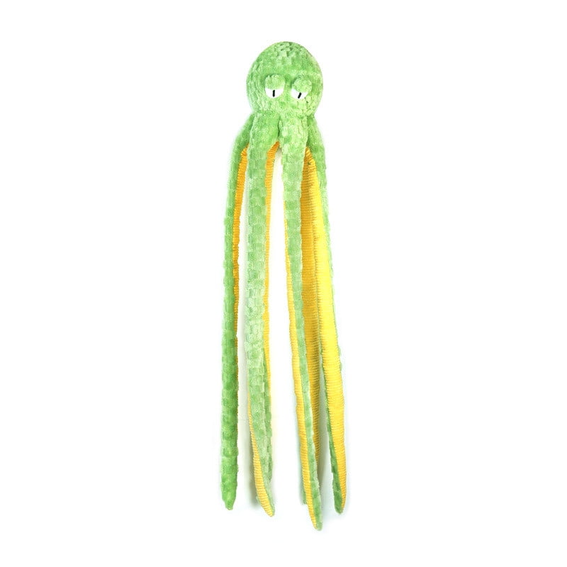 40 Inch Interactive Rope and Plush Squeaky Dog Toy, Long Tough Chew Toy for Aggressive Chewers, Durable Training and Fetch Toy for Small Medium Large Dogs, Teeth Cleaning and Boredom Relief, HAODEJW