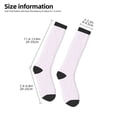thumbnail image 2 of Xecao Kawaii Cat Paw print thigh-high socks, crafted for both men and women with a stretchy, high-opaque design perfect for daily wear, 2 of 6