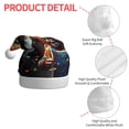 thumbnail image 4 of Lsque Chucky Print Santa Hat Christmas Hat Funny Christmas Hat Christmas Knitted Beanie Hat For Men Women Adult, 4 of 7