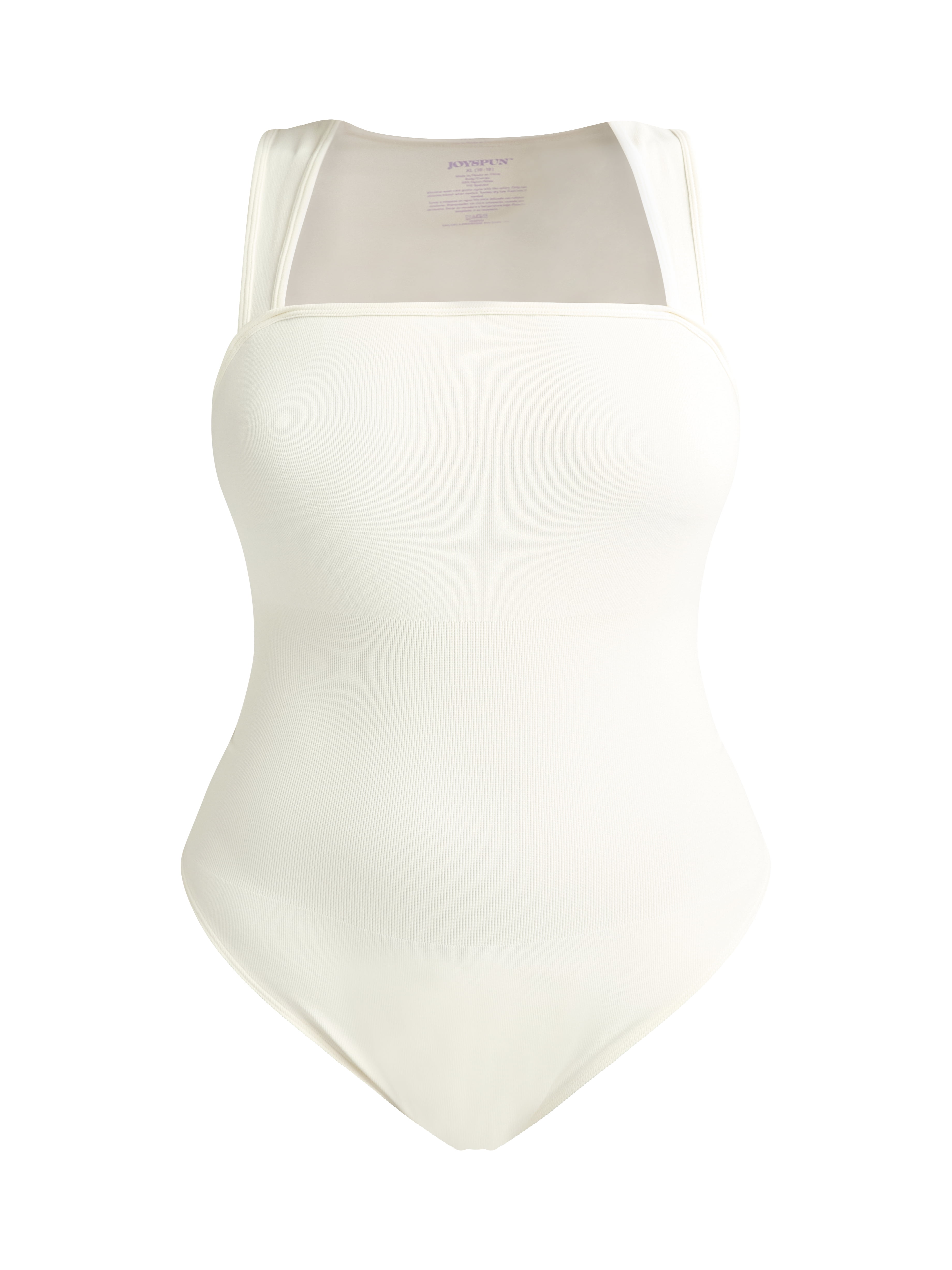 Joyspun Women's Slimming Seamless Sleeveless Bodysuit, Sizes S-XXXL