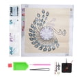 thumbnail image 3 of Wall Clock  Painting  Resin Rhinestone + Cloth Aesthetic Sense DIY  Clock Drawing  For DIY For  Painting Decoration DZ242, 3 of 8