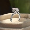 thumbnail image 2 of solitaire jewels 2CT Marquise Moissanit Hidden Halo Engagement Ring For Women, 18K White Gold, 2 of 6
