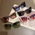 thumbnail image 2 of Unisex Large Frame Cats Eye Sunglasses Anti-UVA and Anti-UVB Protection PC Lens Material Sun Eyewear Outdoor Activities Sunglasses For Women And Men, 2 of 6