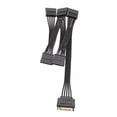 thumbnail image 3 of Cable Extensión SATA 15 Pines A para Disco Duro Computadora (1 A 5), 3 of 9