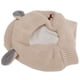 thumbnail image 5 of Gorro de punto con orejas de conejo para mascotas, protección contra el ruido, cálido, orejeras para perros grandes, color beige, 5 of 14