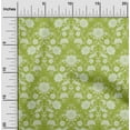 thumbnail image 2 of oneOone Silk Tabby Light Green Fabric Floral Diy Clothing Quilting Fabric Print Fabric By Yard 42 Inch Wide, 2 of 4