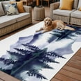 thumbnail image 2 of Fsddascl Purple Ombre Forest Outdoor Rug for Patio/Deck/Porch, Non-Slip Large Area Rug 5 x 8 Ft, Modern Landscape Abstract Art Indoor Outdoor Rugs Washable Area Rugs, Reversible Camping Rug Carpet, 2 of 5