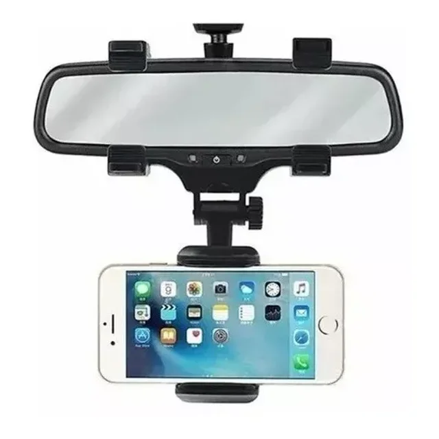 Soporte Porta Celular Carro Auto Espejo Retrovisor 360°