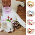 thumbnail image 1 of Walbest Lace Cute Cats Bandana Collar Cherry Jewelry Dog Bibs Washable Adjustable Rope Tie Pet Cute Kitty Puppy Accessories for Gifts, 1 of 7