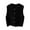 Black, variant on MERIGLARE Knit Vest Comfortable Breathable Clothes Retro Outdoor Trendy Cardigan White