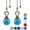 Lake Blue, variant on 2Pcs Ceiling Fan Pull Chain Light Pull Chain Pull String Light Fixture Ceiling Fan Pull Chain Ornaments, 38cm/14.96inch