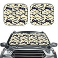 thumbnail image 2 of Lsque Game Controller 2 PCS Windshield Sun Shade | CarFoldable Window Covers | Car Accessories Reflect UV for Universal Cars SUV Truck-Large, 2 of 6