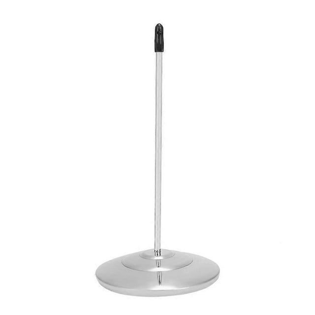Thick stainless steel receipt holder for desk