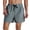 Grey, variant on Glisme Men Shorts Casual Loose Fit Athletic Shorts With Zippered Pockets For Spring And Summer For Men Trip Work Camping Fishing Golf Black