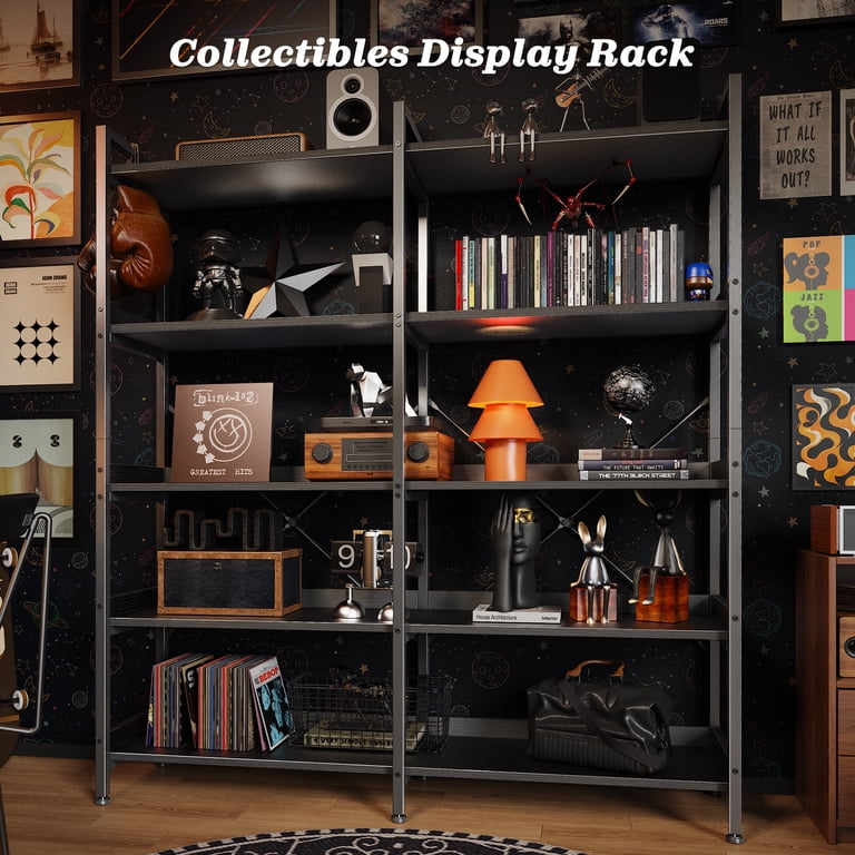 Amadwell 5-Tier Bookshelf, 47 Inch Industrial Storage photo 8