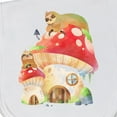 thumbnail image 3 of Inktastic Mushroom Cottage Baby Burp Cloth, 3 of 3