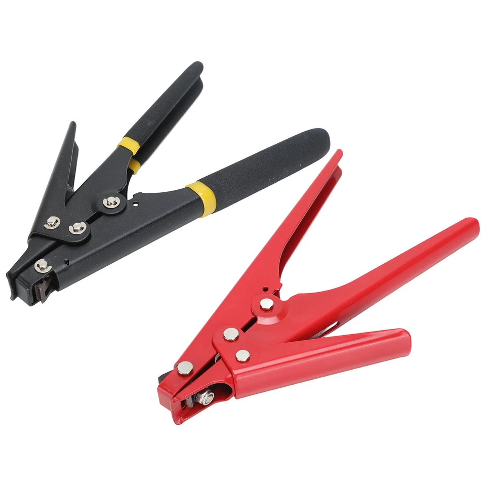 CIRCLE- Portable Nylon Cable Tie Gun Adjustable Tension Plastic Zip Tie Fastening