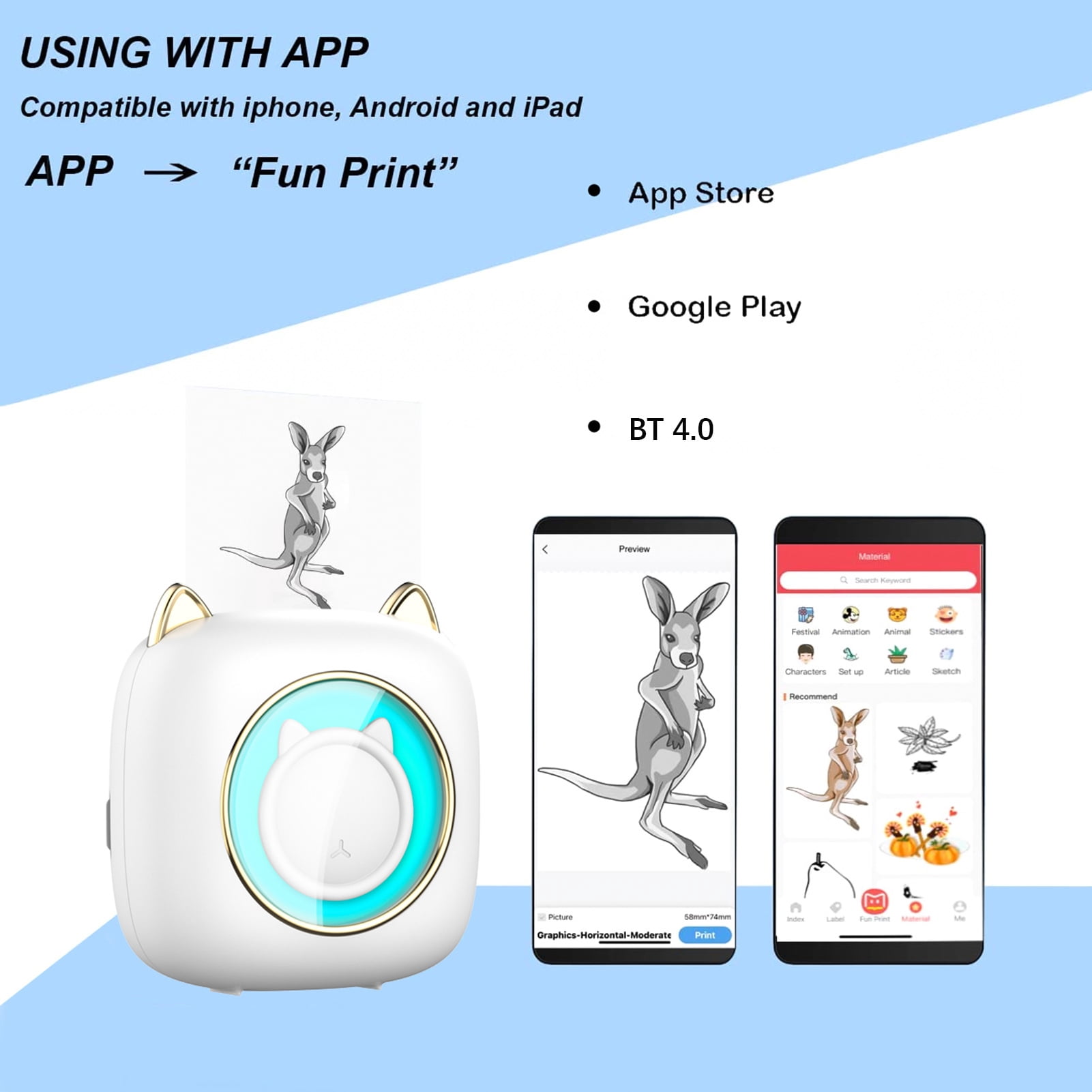 Label printer,Handcraft List Notes Pocket Printer List Notes Journal Receipt Paper Sticker Diy Handcraft List 203dpi Picture Label Bt 203dpi Picture Paper Sticker With Printer Bt 203dpi 5