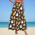 thumbnail image 2 of Edvintorg Skirts for Women Halloween Costumes Plus Size Fashion Printed High Waisted Casual Maxi Skirt with Pockets Winter Clothes, 2 of 5