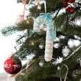 thumbnail image 2 of Adorno suspendido para de Navidad, decoración navideña única y resistente, regalo artesanal para celebrar el Año Nuevo, vacaciones. , Muleta Azul, 2 of 9