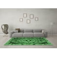 thumbnail image 3 of Ahgly Company Indoor Square Persian Emerald Green Traditional Area Rugs, 4' Square, 3 of 4