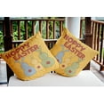 thumbnail image 4 of 18" x 18" Simply Daisy Hoppy Easter Indoor/Outdoor Pillow, Daffodil Yellow Qty 1, 4 of 6