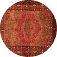 thumbnail image 1 of Ahgly Company Indoor Round Persian Orange Traditional Area Rugs, 5' Round, 1 of 1