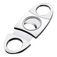 thumbnail image 2 of Stainless Steel Double Blade Cigar Cutter Portable Cigar Cutter Guillotine Gift for Men, 2 of 6