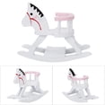 thumbnail image 4 of Silla con forma de caballo de madera en miniatura, muebles modelo Hobbyhorse para accesorios de casa de muñecas 1/12, 4 of 9