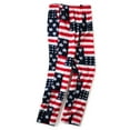 thumbnail image 2 of Ma Croix Mens Flag Camo Pattern Fuzzy Pajama Pants Fleece Brushed Sweatpants Sherpa Sleepwear, 2 of 8