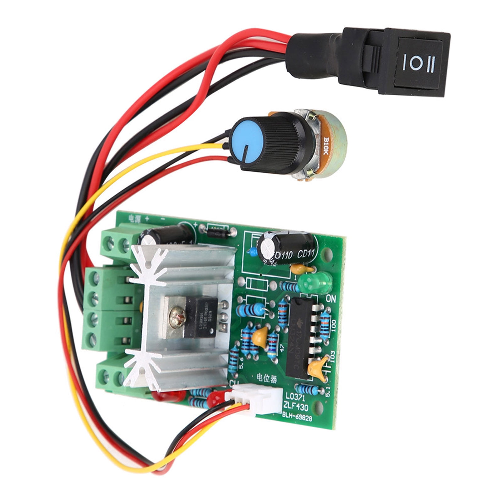 Higoodz Remote Control DC Brush Motor Speed Controller 6.5V-55V 30A LCD  Motor Cycle Run/Stop Timer,Motor Cycle Timer,RC Motor Speed Controller 