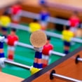 thumbnail image 3 of 4pcs Mini Table Football Cork Balls Khaki Smooth Surface for Foosball Table Accessory, 3 of 5