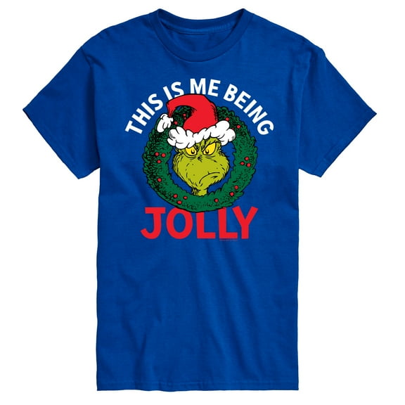 The Grinch - This Is Me Being Jolly - Men's Short Sleeve Graphic T-Shirt