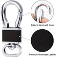 thumbnail image 3 of 4 Pack Metal Carabiner Keychain Key Clip Hook, Key Rings Key Chain Ring Holder Organizer for Car Key Finder, 3 of 7