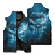 thumbnail image 4 of Chaleco de ciclismo para hombre con estampado 3D de calaveras, jersey de ciclismo para motocicleta, chaleco cortavientos con cremallera y cuello alto informal para otoño 2024, 4 of 5