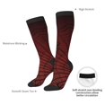 thumbnail image 3 of Daiia Sports Socks Spiders On A Web Printed Novelty Crew Socks for Men Women Knee High Socks Cotton Socks Soft & Breathable Support Unisex Socks, 3 of 9