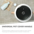 thumbnail image 2 of Houderco Round Universal Knobs Black 4Set 2.8x2.8x1.6in, 2 of 5